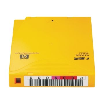 C7973AK - HP LTO-3 Ultrium 400/800GB RW Storage Media non Custom Label Tape Data Cartridge