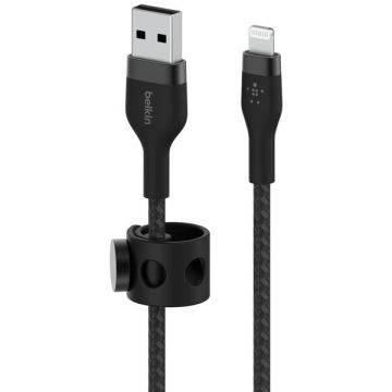 CAA010BT3MBK - Belkin Usb-A To Ltg, Braid Sil, 3M, Blk