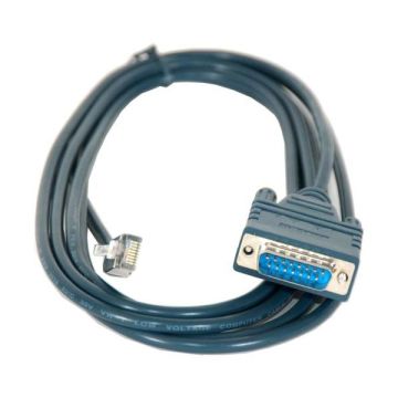 CAB-E1-PRI= - Cisco 15 pin D-Sub DB15 Male To RJ45 Male 3M Cable 