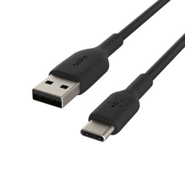 CAB002BT2MBK - Belkin Braided Usbc To Usba Cable 2M Black