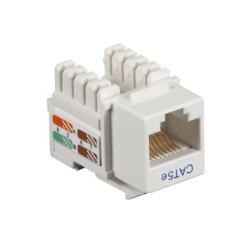 CAT5EJ-WH - Black Box Cat5E Keystone Jack - Unshielded, Rj45, White