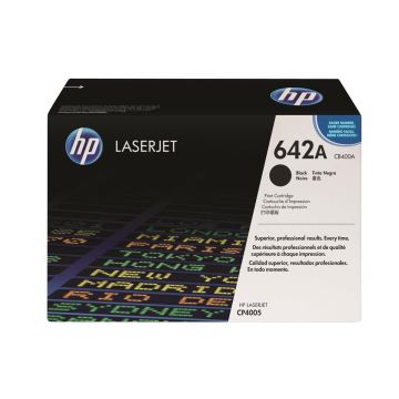 CB400A - HP 642A Black Toner Cartridge for Color LaserJet CP4005 Series Printer