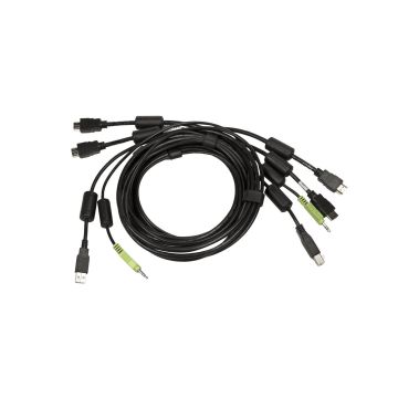 CBL0114 - Vertiv Cable Assy, 2-Hdmi/1-Usb/1-Audio, 6Ft