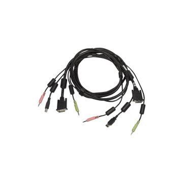 CBL0178 - Vertiv Cable Assembly, 1-Dvi-D/1-Displayport/1-