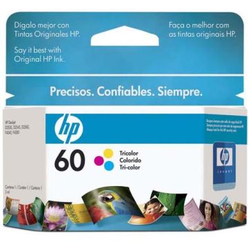 CC643WL - HP 60 Tri-color Ink Cartridge Cyan, Magenta, Yellow Inkjet