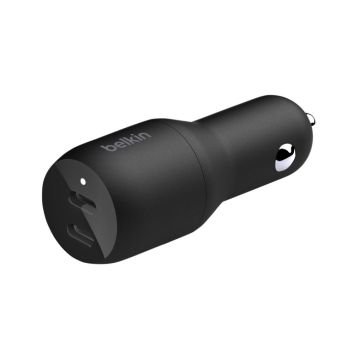CCB002BTBK - Belkin Boost Charge Dual Usb-C Car Charger 36W