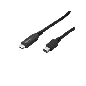CDP2MDPMM1MB - StarTech CB 3ft 4K 60Hz USB-C to Mini DisplayPort Cable Black 