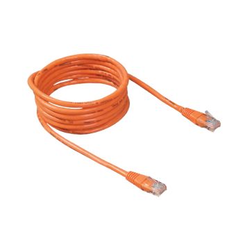 CE001B02-ORG-S - Belkin Belkin Cat6 Slim 28Awg Cable-Orange -2Ft