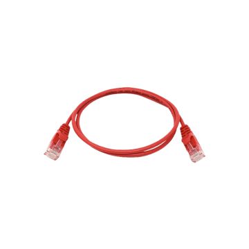 CE001B02-RED-S - Belkin Belkin Cat6 Slim 28Awg Cable - Red - 2Ft