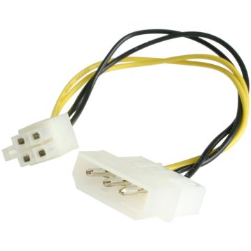 CE309 - VCOM power adapter 4 pin ATX12V to 4 pin internal power 1 ft