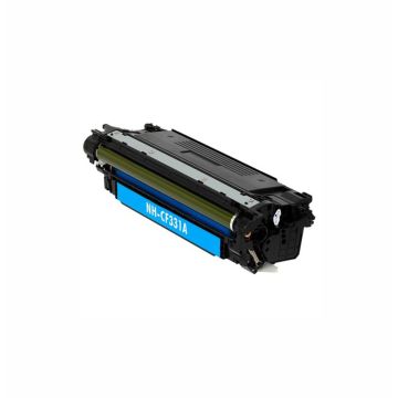 CF331A - HP 654A Yield 15000 Pages Cyan Toner Cartridge for LaserJet Enterprise M651 Series (Third Party)