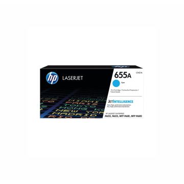 CF451A - HP 655A Yield 10500 Pages Cyan Toner Cartridge for LaserJet Enterprise M653dn and M652dn