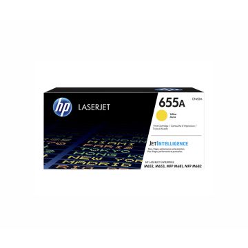 CF452A - HP 655A Yield 10500 Pages Yellow Toner Cartridge for LaserJet Enterprise M653dn and M652dn