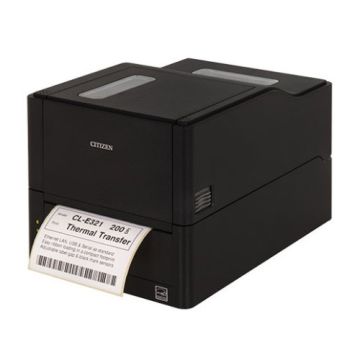 CL-E321XUBNNA - Citizen CL-E321 203 dpi 7.8 ips USB, Ethernet, Serial Thermal Transfer Desktop Barcode Label Printer