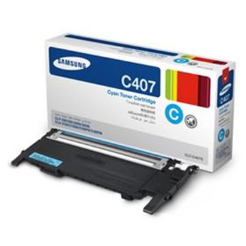 CLT-C407 - Samsung 1000 Pages Cyan Toner Cartridge 