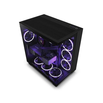 CM-H91FB-01 - NZXT CS H9 Flow MID-TOWER TG F120Q Airflow Fan Black