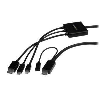 CMDPHD2HD - StarTech Accessory 6ft USB-C HDMI mDP to HDMI Converter Cable 