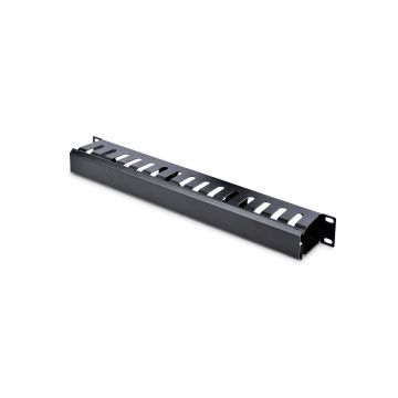 CMDUCT1UX - Startech 1U Horizontal Finger Duct Rack Cable Management Panel With Cover - Server Rack C