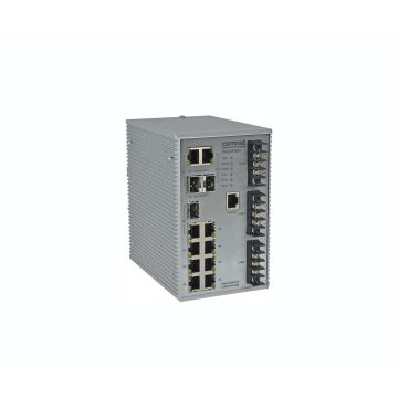 CNGE3FE7MS4 - Comnet 10-Ports 10/100/1000BASE-TX Fast Ethernet Layer 2 DIN Rail-mountable Managed Network Switch with 3-Ports SFP