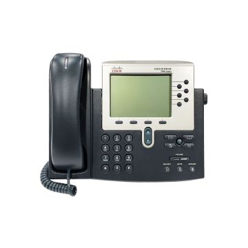 CP-7960G - Cisco 7960G 6-Lines Dual-Port Ethernet 5-inch LCD VoIP Phone