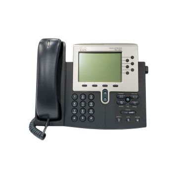 CP-7961G - Cisco 7961G 6-Lines Dual-Port Ethernet 5-inch LCD Unified VoIP Phone