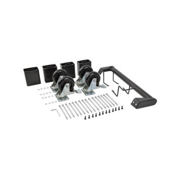CSHANDLEKIT2 - Tripp Lite Mobile Cart Conversion Kit With Handle, Casters And Power Cord Manager For 16-De