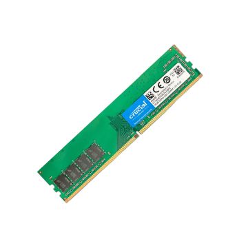 CT16G4DFS832A - Crucial 16GB 3200MHz DDR4 PC4-25600 Non-ECC CL22 288-Pin DIMM 1.2V Single Rank x8 Memory Module