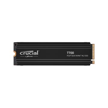 CT2000T700SSD5 - Crucial T700 2TB PCI-Express 5.0 x4 NVMe (v2.0) 3D NAND TLC M.2 2280 Solid State Drive (SSD) with Heatsink