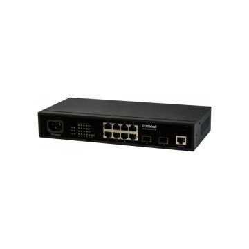 CWGE10FX2TX8MS - Comnet Commercial Grade 8-Ports 10/100/1000BASE-TX Ethernet Layer 2 Rack-mountable Managed Network Switch with 2-Ports SFP
