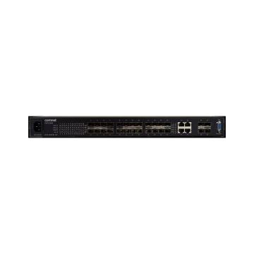 CWGE28MS - Comnet Commercial Grade 28-Ports 10/100/1000BASE-FX SFP Layer 2+ Rack-mountable Managed Network Switch with 4-Ports Ethernet