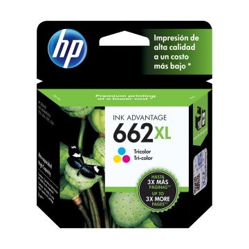 CZ106AL - HP 662XL Print Cartridge 1 X Tricolor 300 Pages for Deskjet Ink Advantage 2515
