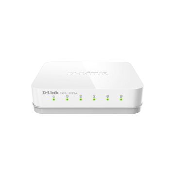 DGS-1005A - D-Link 5-Ports 1000BASE-T Ethernet Desktop Network Switch