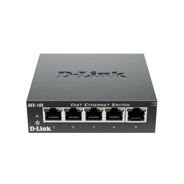 DGS-1005P - D-Link 5-Port Gigabit Unmanaged Desktop Switch With 4 Poe Ports