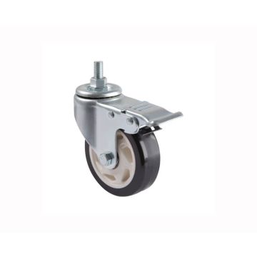 DMCCASTER - Tripp Lite Locking Caster Kit For Rolling Tv/Monitor Carts - Heavy Duty, Swivel, 4 In. Diam