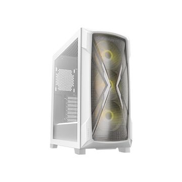 DP505 WHITE - Antec CS DP505 White Mid Tower E-ATX 4mm TG 3x120mm ARGB Fans White