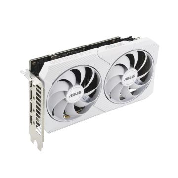 DUAL-RTX3060-8G-WHITE - Asus Dual GeForce RTX 3060 White Edition 8GB GDDR6 128-Bit PCI-Express 4.0 3x DisplayPort 1x HDMI Graphics Card
