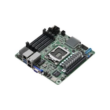 E3C256D4I-2T - ASRock Xeon E-2300 Socket LGA1200 DDR4 SATA M.2 PCI-Express Supported Mini-ITX Server Motherboard