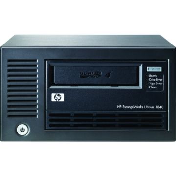 EH861B#ABA - HP LTO-4 Ultrium 1840 SAS External Tape Drive LTO-4 819.20GB (Native)/1.60TB (Compressed) SAS 5.25-inch Width 1/2H Height External 122.88 MBps Native 245.76 MBps Compressed