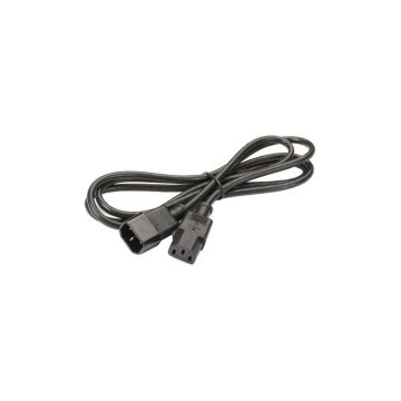 EPXR25 - Black Box Power Cord Extension - Iec-60320-C13 To Iec-60320-C14, 2-Ft. (0.6-M)