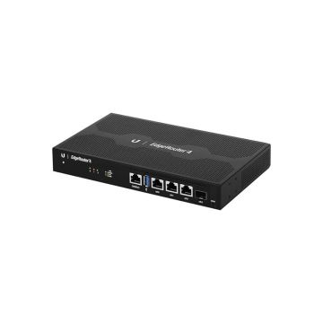 ER-4-US - Ubiquiti EdgeRouter 3-Ports 10/100/1000BASE-T Ethernet Desktop Router with 1-Port SFP