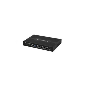 ER-6P-US - Ubiquiti EdgeRouter 5-Ports 10/100/1000BASE-T Ethernet Desktop Router with 1-Port SFP
