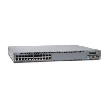 EX4300-24P - Juniper EX4300 Series 24-Ports 10/100/1000BASE-T PoE+ Layer 3 Rack-mountable Managed Network Switch