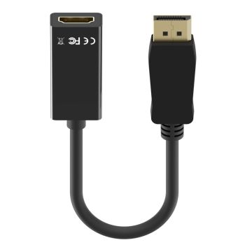 F2CD004B - Belkin Video / Audio Cable - 20 Pin Displayport - 19 Pin Hdmi Type A