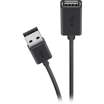 F3U153BT3M - Belkin Cable,Usb,Dstp,Usbam/Usbaf,3M,Extension