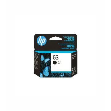 F6U62AN - HP 63 Yield 170 Pages Black Ink Cartridge for DeskJet 1112 and 2130