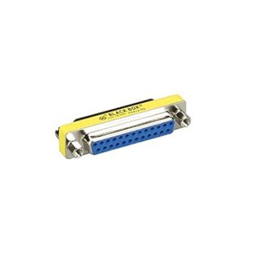 FA412-R2 - Black Box Gender Changer - Db25 Female/Db25 Female
