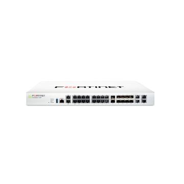 FG-100F - Fortinet FortiGate 100F 12-Ports 10/100/1000BASE-T Ethernet and 8-Ports SFP Desktop Side to back Airflow Firewall Appliance Router with 2-Ports SFP+