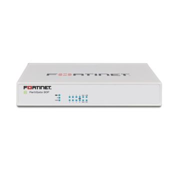 FG-80F - Fortinet FortiGate 80F 8-Ports 10/100/1000BASE-T Ethernet Desktop Firewall Appliance Router with 2-Ports SFP