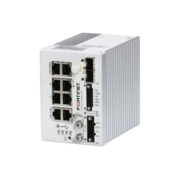FGR-70F - Fortinet FortiGate Rugged 70F 4-Ports 10/100/1000BASE-T Ethernet DIN Rail-mountable Firewall Security Appliance with 2-Ports SFP+