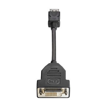 FH973AT - HP Video Cable- Smart Buy DisplayPort Male Video DVI-D (Single-Link) Female Digital Video 7.48-inch